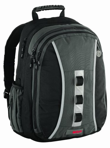 STM Bags DP-1107-1 Large Loop Backpack, Fits up to 17 Inch Screens, Black-Charcoal