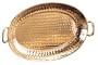 old Dutch Solid Copper and Brass Antique Reproduction 13 1/2" tray