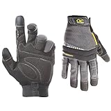 Custom Leathercraft 125M Handyman Flex Grip Work Gloves, Medium