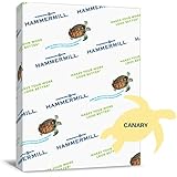 Hammermill Colors Canary, 24lb., 8.5x11, 500 Sheets/1 Ream, (104307R)