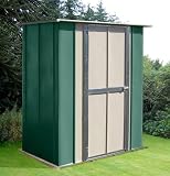 Canberra Utility Flat Roofed Metal Shed 5x3