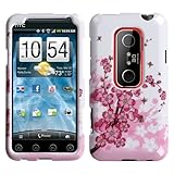 Spring Flowers Hard Protector Case Cover For HTC EVO 3D Shoot