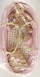 Minkie Dot Moses Basket Pink