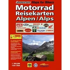 RV Motorrad-Reisekarten 1:300 000 Alpen