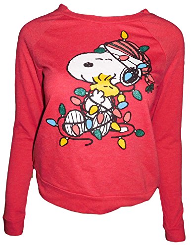Peanuts Snoopy & Friends Womens Holiday Sweatshirt