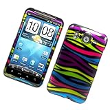 Rainbow Zebra 2D Glossy Hard Protector Case Cover For HTC Inspire 4G