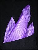 Fine Lilac Silk Pocket Square, 100% Silk - by Royal Silk