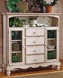 Wilshire Bakers Cabinet 61hx60.5w Antique White