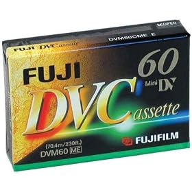 Click here to buy Fujifilm DVM60 Mini Dv Tape 60 Minutes by Fuji.