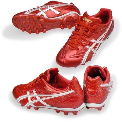 Cover image : アシックス(asics) リーサル Jr レッド×ホワイト　アシックス サッカースパイク