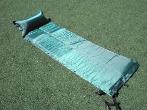 Extensible Self Inflating Sleeping Pad Camping Mattress with Pillow
