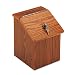Vertiflex Products 50007 Wood Suggestion Box, Medium Oak Finish, 7-3/4W X 7-1/4D X 9-3/4H