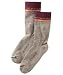 Women's Socks - Woolrich Women's Color Block Wool Socks, HAZELBERRY (Purple), Size M