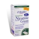 Equate - Nicotine Gum 2 mg, Coated, Cool Mint Flavor, 40 Pieces