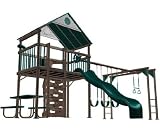Lifetime Deluxe Play Set with Clubhouse and Wavy Slide (Earthtone)