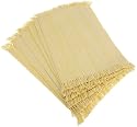 DII Coastal Golden Sun Fringed Placemat, Set of 6