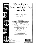 Water Rights Sales And Transfers in Utah