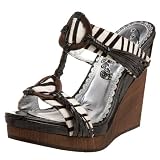 Naughty Monkey Women's Wood Chuck 2 Wedge Sandal
