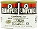 Rumford Aluminum Free Baking Powder, 8.1-Ounce Canisters - Pack of 2