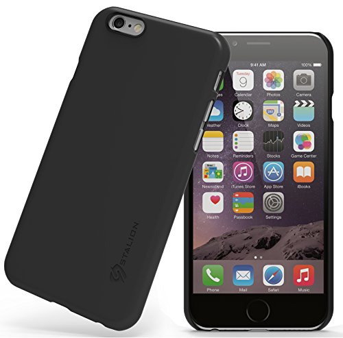 Stalion Sleek Series Ultra Slim Matte Grip Polycarbonate Hard Case for Apple iPhone 6/6s - Gotham Black