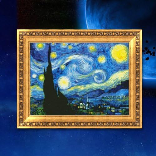 Van Gogh The Starry Night 11CT Stamped Cross Stitch Kit