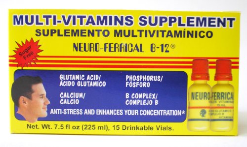 Neuroferrical Sol- Two Pack of 15 Drinkable Vials in Small Bottles