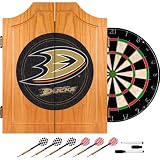 NHL Anaheim Ducks Dart Cabinet includes Darts and Board