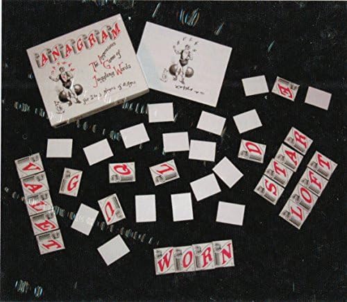 Anagram - The Ingenious Game of Juggling Words - For 2 to 8 Playes of All Ages - Made in England