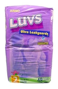 Luvs Ultra Leakguards Stage 2 Jumbo Diapers 42 ct