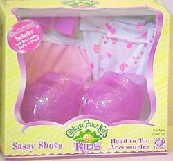 Cabbage Patch Kids Pink Sassy Shoes Set Head to Toe Accessories