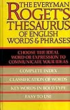 Roget's thesaurus of English words and phrases