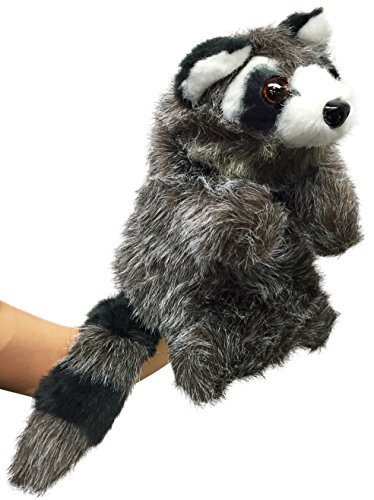 Rittle Furry Raccoon, Cute High Quality Plush Hand Puppet - 12