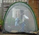 Clear Laundry Dome - allows laundry to be dried quickly and conveniently even in the rain!