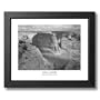 Ansel Adams Canyon B/W Photo Picture Framed Art Print
