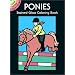 Ponies Stained Glass Coloring Book (Dover Stained Glass Coloring Book)