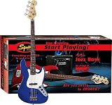 Bass Guitars item: Fender Squier By Fender Affinity Jazz Bass Pack, Metallic Blue