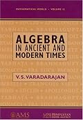 Algebra in Ancient and Modern Times (Mathematical World)