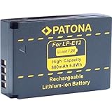 Bundlestar * Akku f&uuml;r Canon LP-E12 zu Canon EOS M und Canon EOS 100D mit Infochip (neueste Generation 100% kompatibel!)