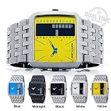 Rip Curl Time Square Stainless Steel Dual Time Watch by Rip Curl