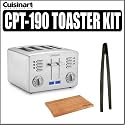 Cuisinart CPT-190 Brushed Stainless-Steel 4-Slice Toaster Kit