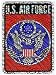 Kitchen & Housewares : Air Force Holographic Rectangle Decal