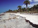 Beach Erosion Destroys a Coastal Road Photographic Poster Print by David M. Dennis, 24x18