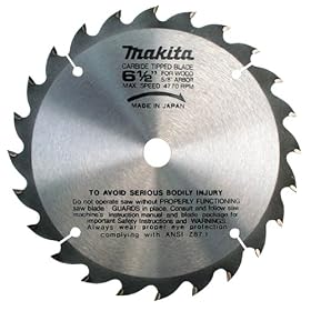 Makita A-85092 6-1 2-Inch 24 Tooth ATB Thin Kerf Saw Blade with 5 8-Inch Arbor by Makita