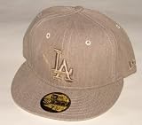 Los Angeles Dodgers New Era Light Brown Fitted Hat (7 1/4)