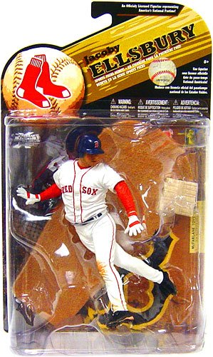 McFarlane Toys MLB Sports Picks Series 25 (2009 Wave 2) Action Figure Jacoby Ellsbury (Boston Red Sox) White Jersey