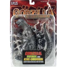 Godzilla 2001 Godzilla Mothra and King Ghidorah PVC Action Figure
