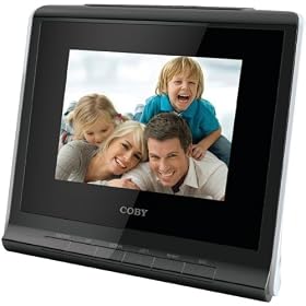 New- COBY DP356BLK 3.5 DESKTOP MULTI-FUNCTION DIGITAL PHOTO FRAME (BLACK) - DP356BLK