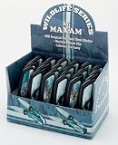 Maxam 24pc of Liner Lock Knives in a bulk countertop display