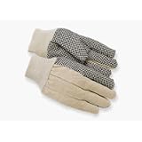 Plastic Dot Canvas Knit Wrist Glove - Plastic Dot