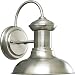 Progress Lighting P5721-81 1-Light Wall Lantern, Antique Nickel